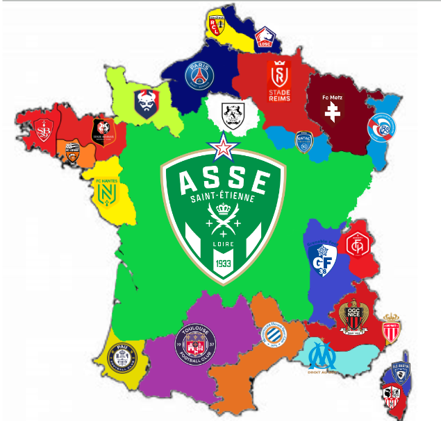 Angers tombe enfin, St Etienne devient la puissance N°1 de la carte !