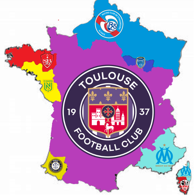 Toulouse reprend le gros territoire et ses terres d'origines !